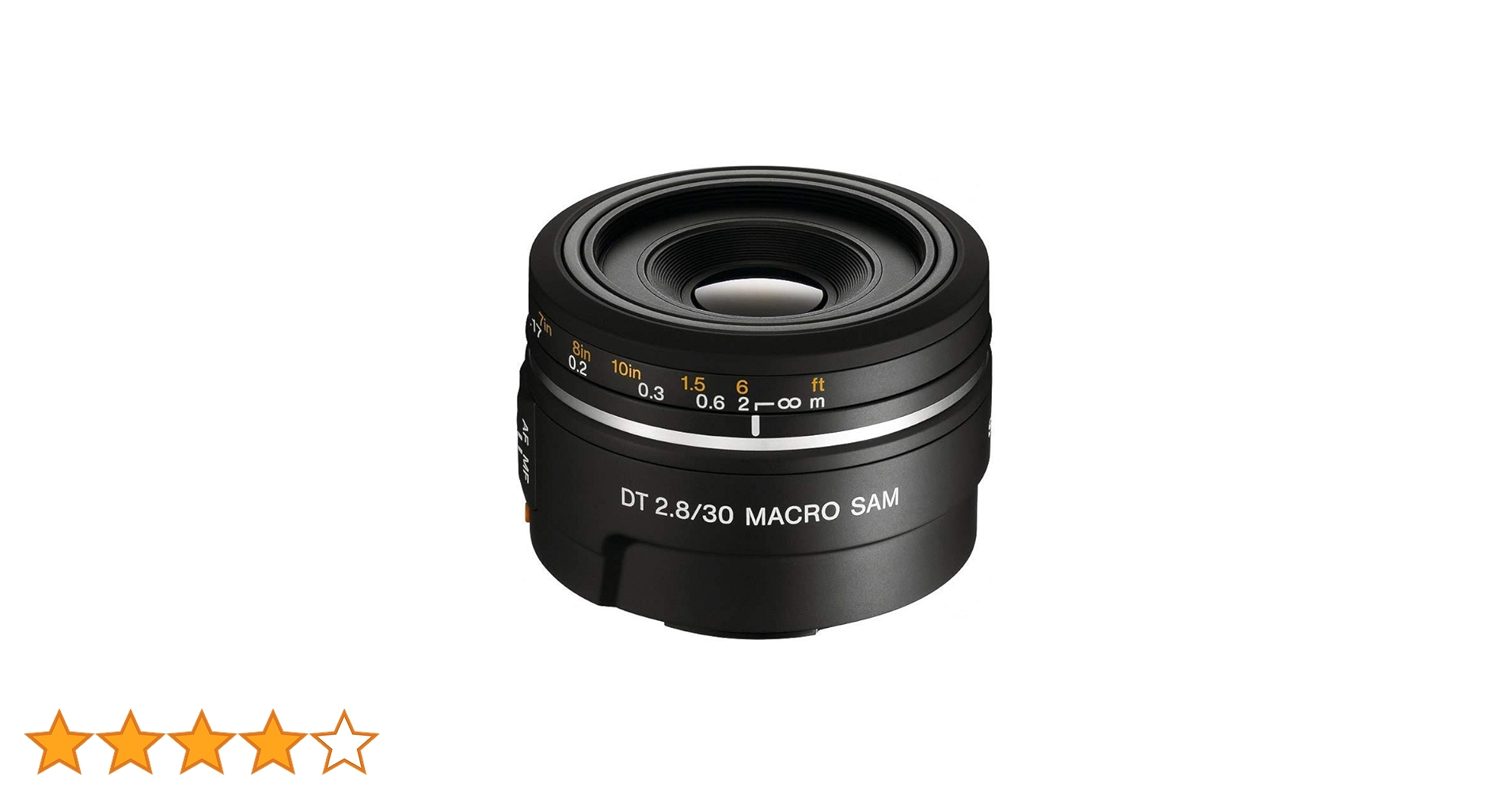 Sony SAL30M28 A Mount - APS-C DT 30mm F2.8 Macro SAM Prime